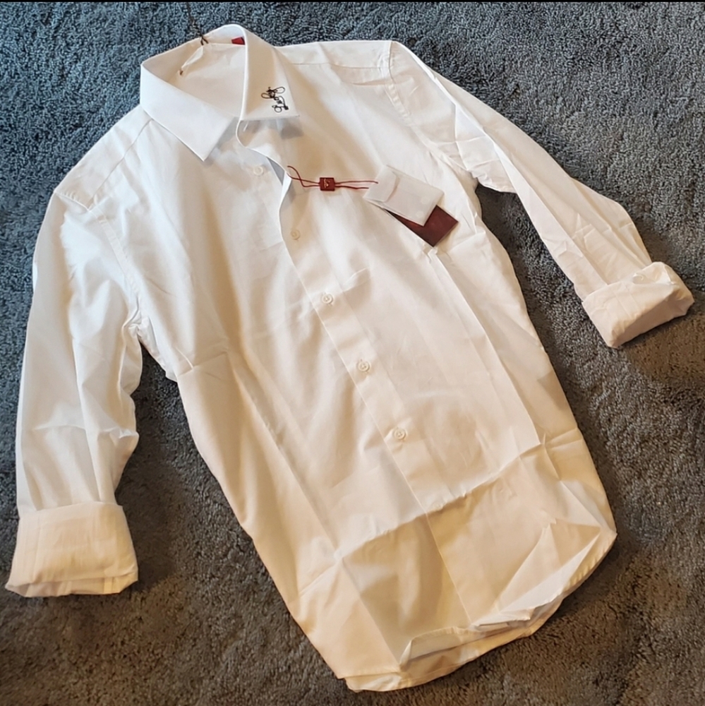 ASOS/DEVIL'S ADVOCATE DRESS SHIRT - XS - Picture 4 of 4